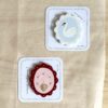 Clay magnet - swan and ex voto