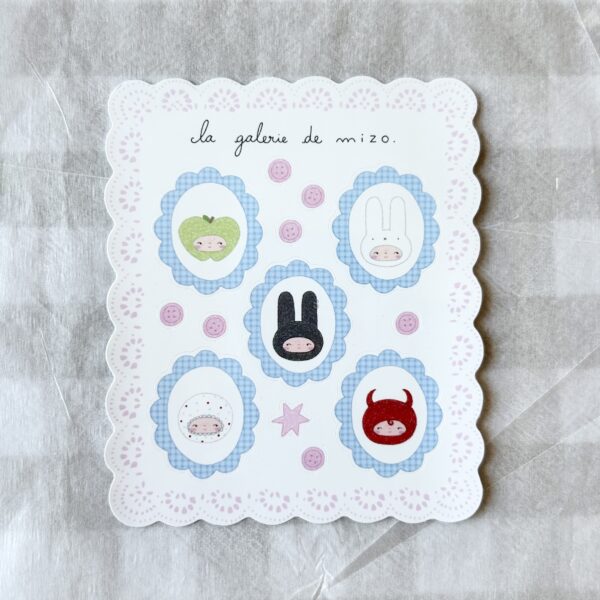 Stickers sheet - la galerie de mizo