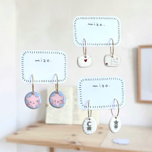 Clay earrings