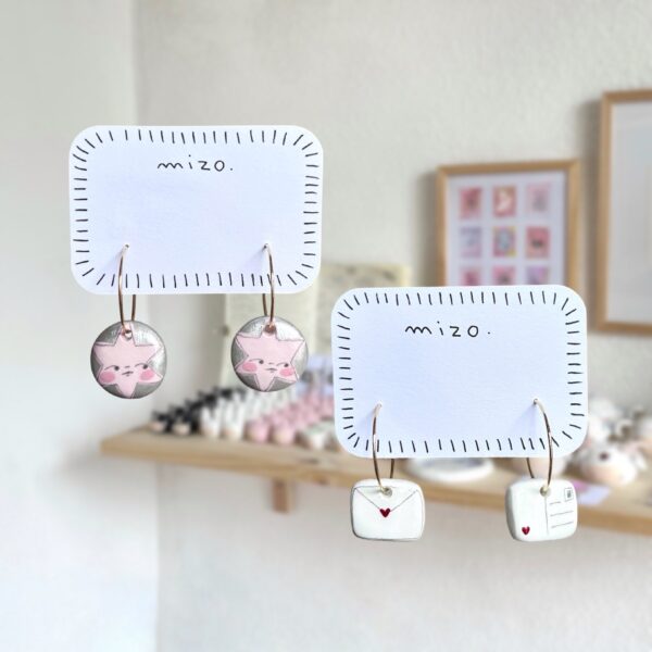 Clay earrings