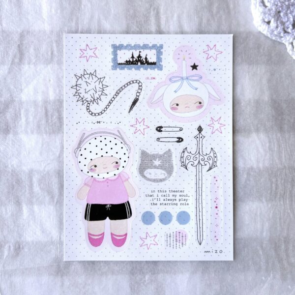 Stickers sheet - cyber
